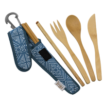 To-Go Ware Bamboo Premium Utensil Set w/ Case Fork Knife Spoon Chopsticks Straw - £14.11 GBP