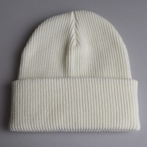 Solid Color Stripe Crimping Keep Warm Men  Hat ity Autumn Winter Unisex Hip Hop  - £111.65 GBP