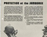 1953 Boy Scout Jamboree Health &amp; Safety Protection at the Jamboree Booklet - $21.78