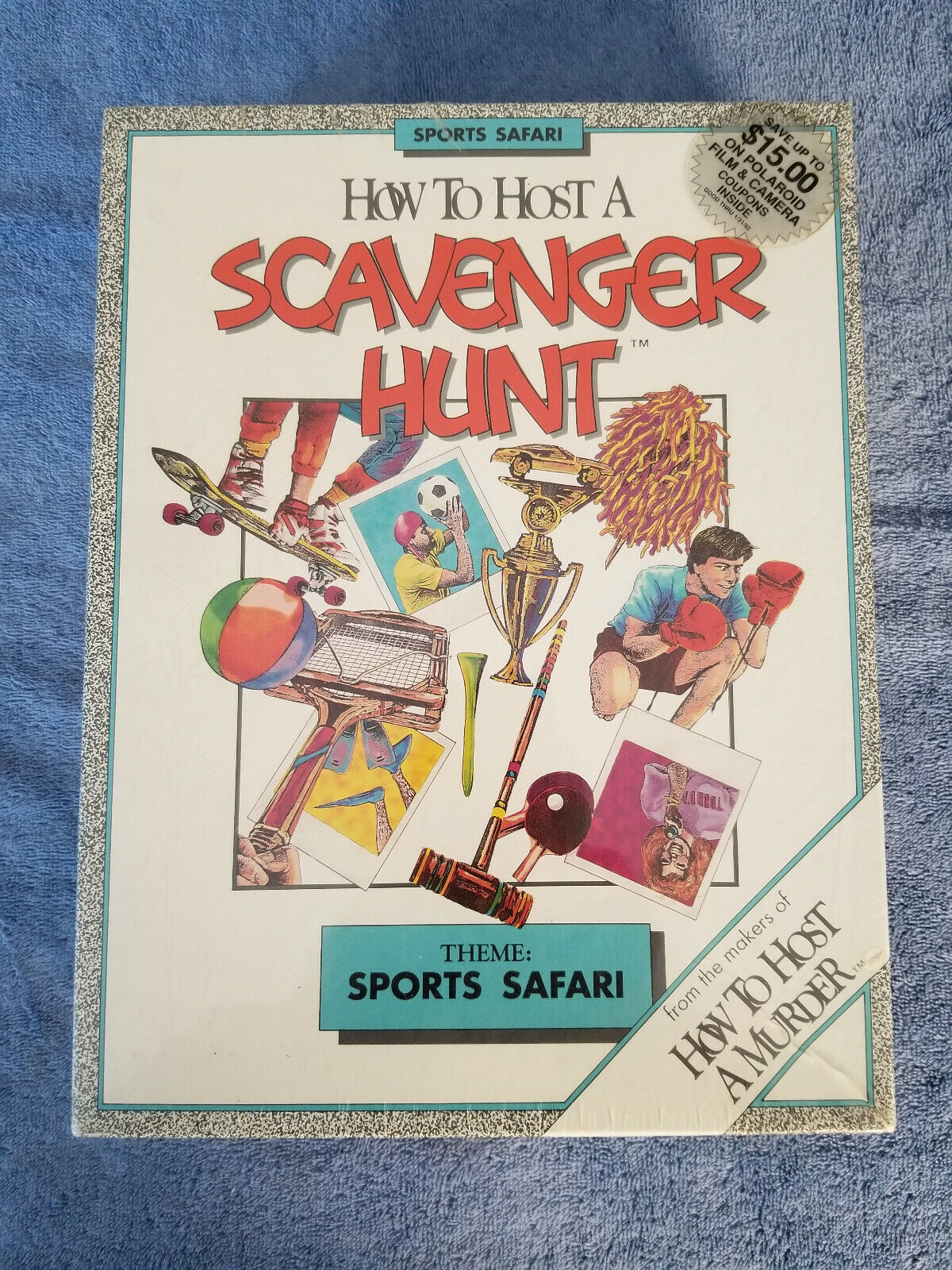 How to Host a Scavenger Hunt Sports Safari Theme Game 1990 - Factory Sealed - $15.00
