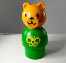 Vintage 1984 Fisher Price Little People Replacement Jumbo Poppity Pop Bear - $6.85