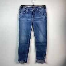 Silver Jeans Co Womens 27X27 Indigo Aiko Zip Mid Rise Ankle Slim Jeans NWT AS14 - £33.17 GBP