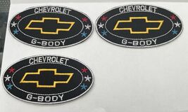 3 CHEVROLET G BODY SEW/IRON ON PATCH EMBROIDERED CHEVY PATCHES BADGE - $20.79