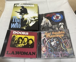 The Doors, Jimi Hendrix &amp; The Who Discounted Bundle 4 CDs+3 DVDs Rare Recordings - £60.13 GBP