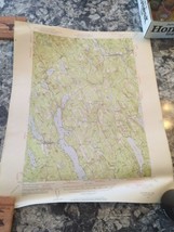 US Department of Interior Geological Survey Map 17&quot; x 20&quot; 1946 Norway Maine - £9.34 GBP