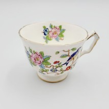 Rare Aynsley Pembroke Tea Cup Footed Floral Reproduction Bone China England - £22.48 GBP