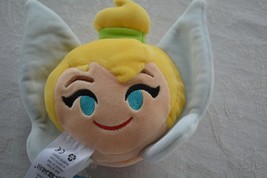 New Disney Parks Store Tinker Bell Fairy Emoji Face Plush Stuffed Animal... - $13.55
