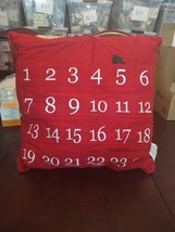 Christmas Advent Calendar Pillow - Brand New-SHIPS N 24 HOURS - $41.98