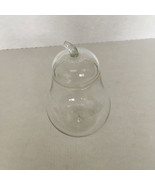 Vintage large pear shape glass jar with stem lid storage container apoth... - £19.37 GBP