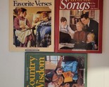 Good Old Days HC Lot Country Wisdom Mother&#39;s Favorite Verses Favorite Songs - $15.83