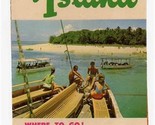 Welcome to Green Island Brochure Great Barrier Reef Australia 1970&#39;s - $37.62