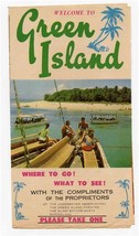 Welcome to Green Island Brochure Great Barrier Reef Australia 1970&#39;s - £30.25 GBP