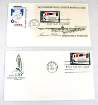 SIPEX FDC Farnam 2 Cachet 1st Day Issue Souvenir Sheet 1966 Int. Philatelic Expo - £7.50 GBP