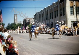 1950 Frontier Days Parade Horseback Cheyenne WY Red-Border Kodachrome Slide - £3.16 GBP