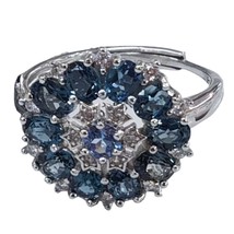 Ry ring resizable 925 sterling silver london blue topaz luxury women created engagement thumb200
