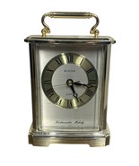 Vtg BULOVA Westminster Melody Gold 4RH626 Japan Mantel Desk Clock Musica... - $643.06 MXN