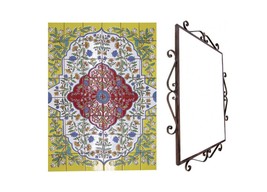 Mexican Talavera High Relief Mural - Kaleidoscope - - $408.00