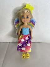Mattel Barbie Dreamtopia Rainbow Cove Chelsea Doll With Wings Shoes - £11.64 GBP