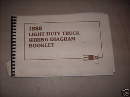 1988 Chevrolet Chevy Light Duty Truck Electrical Wiring Diagram Manual OEM - $20.23