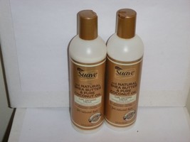 (2) Suave Lush &amp; Coily Natural Shea Butter Coconut Oil Curl Defining Cream 12oz - $28.04