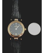 Wristwatch, Lady&#39;s, Michel Herbelin, Gold Plate, Lizard Swiss ETA 7 Jewe... - $405.18 CAD