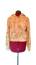 AFRM Hoodie Blush Olive Women Tie Dye Cropped Size Small - £20.95 GBP