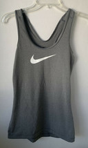 NIKE XS DRI-FIT Gray Tank Lightweight Form Fitting - $11.87