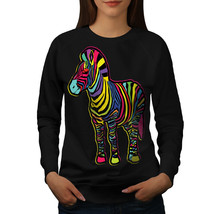 Psychedelic Beast Animal Jumper Animal Fun Women Sweatshirt - £14.85 GBP