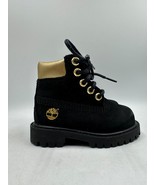 Timberland LE 6” Black Nubuck Leather Boots Limited Edition Toddler Size... - $28.86