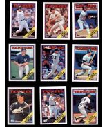 as Found BASEBALL CARDS lot of NINE * 1988 TOPPS all New York YANKEES - $4.90