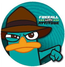 Agent P With Attitude Phineas &amp; Ferb Edible Cupcake Toppers Decoration - $14.45