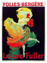 Folies Bergere La Loie Fuller French POSTER.Graphic Design.Art Decoration.3274 - £14.46 GBP+