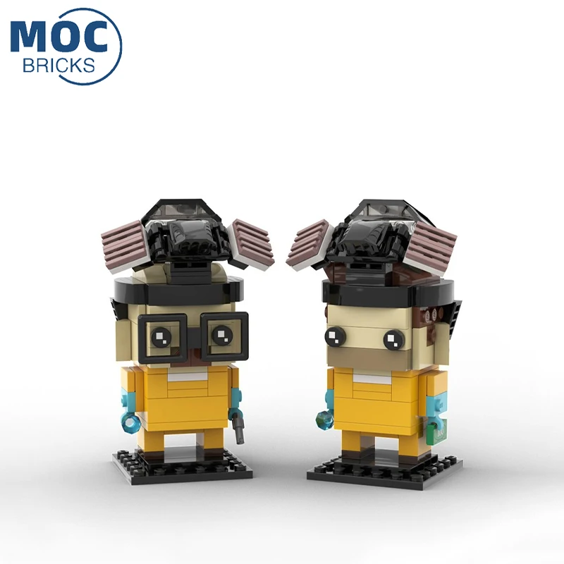 MOC Brickheadz Film Series Deadly Poison Master Character Model Brick Assembly - $67.52