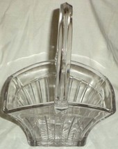 Heisey Glass Basket c.1925 Recessed Panel - £35.19 GBP