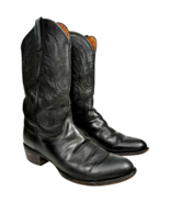 LUCCHESE Men&#39;s M1020R4 Carson Black Lonestone Calfskin Leather size 11D - $212.44 CAD