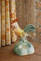 Vintage Ceramic Rooster Figurine - $20.00