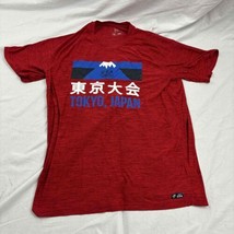 Team Usa Athletic T-Shirt Red Graphic Print Extra Large Olympics Tokyo J... - $24.75