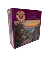 Thomas Kinkade Puzzle Village Lighthouse Glow In The Dark 1000 Pc New Se... - €14,50 EUR