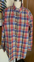 Polo Ralph Lauren Classic Fit Sz L Long Sleeve Shirt PLAID button down o... - £53.71 GBP