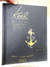 1967 Vintage U.S. Naval Training Center Great Lakes Il Keel Yearbook Recruit 629 - £33.08 GBP