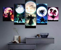 5 Panels Canvas Wall Art Anime Poster Painting Decor - £7.90 GBP