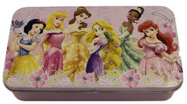 Walt Disney Princesses Large Tin Storage Case Box NEW UNUSED - $10.69
