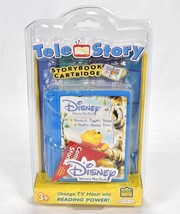 Disneys Winnie The Pooh Telestory Storybook &amp; Cartridge 2 Stories New Ol... - $15.83