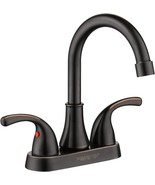 Bathroom Sink Faucet Fransiton 4 Inch Faucet 2 Handle Lead-Free Oil Rubbed - £31.38 GBP