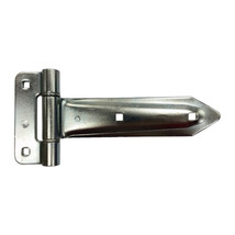 10&quot; Embossed Strap Hinge Door Bolt On Zinc Plated - £14.32 GBP