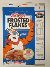 Unused 1990 MT Cereal Box KELLOGG&#39;S Frosted Flakes BASEBALL OFFER [Y156m] - £18.12 GBP