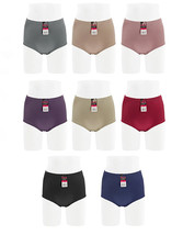 Women&#39;s 12 Pack Classic Nylon Satin Soft Stretch Colorful Girdle Briefs - $46.99