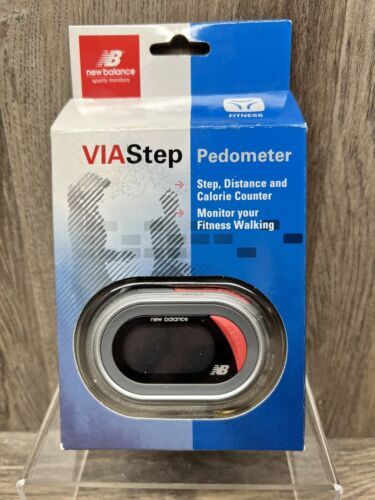New Balance Via Step Pedometer Model 50003 Does Steps Distance And Calories-NIP - $12.85