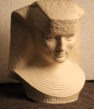 Goebel Hummel Bisque Ceramic Figure Head Sister  1967 5 x 5 Signed Germany - $18.48