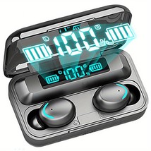 HiFi 9D Stereo Sound TWS Wireless Earbuds- Noise-Canceling In-Ear Sports... - $9.95